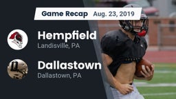 Recap: Hempfield  vs. Dallastown  2019