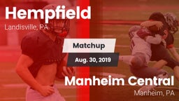 Matchup: Hempfield High vs. Manheim Central  2019