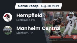 Recap: Hempfield  vs. Manheim Central  2019