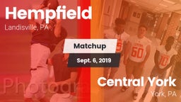 Matchup: Hempfield High vs. Central York  2019