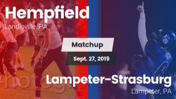 Matchup: Hempfield High vs. Lampeter-Strasburg  2019