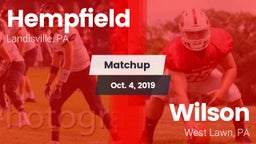 Matchup: Hempfield High vs. Wilson  2019