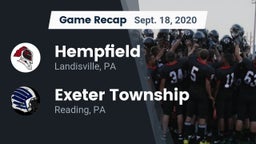 Recap: Hempfield  vs. Exeter Township  2020
