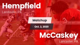 Matchup: Hempfield High vs. McCaskey  2020