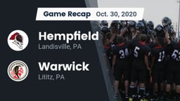 Recap: Hempfield  vs. Warwick  2020