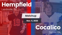 Matchup: Hempfield High vs. Cocalico  2020