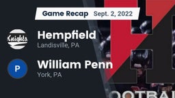 Recap: Hempfield  vs. William Penn  2022