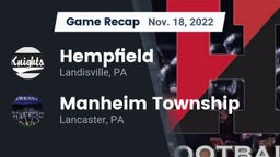 Recap: Hempfield  vs. Manheim Township  2022