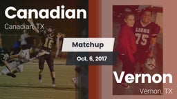 Matchup: Canadian  vs. Vernon  2017