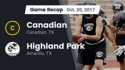 Recap: Canadian  vs. Highland Park  2017