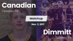 Matchup: Canadian  vs. Dimmitt  2017