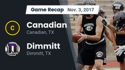 Recap: Canadian  vs. Dimmitt  2017