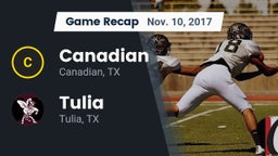 Recap: Canadian  vs. Tulia  2017