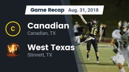 Recap: Canadian  vs. West Texas  2018