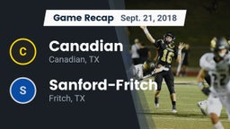 Recap: Canadian  vs. Sanford-Fritch  2018
