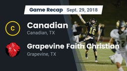 Recap: Canadian  vs. Grapevine Faith Christian  2018