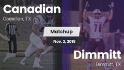 Matchup: Canadian  vs. Dimmitt  2018