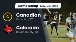Recap: Canadian  vs. Colorado  2018