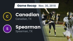 Recap: Canadian  vs. Spearman  2018