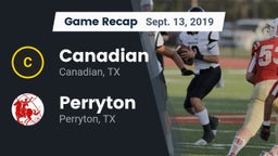 Recap: Canadian  vs. Perryton  2019