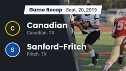 Recap: Canadian  vs. Sanford-Fritch  2019