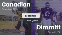 Matchup: Canadian  vs. Dimmitt  2019