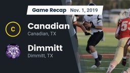 Recap: Canadian  vs. Dimmitt  2019