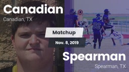 Matchup: Canadian  vs. Spearman  2019
