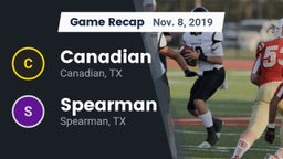 Recap: Canadian  vs. Spearman  2019