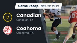Recap: Canadian  vs. Coahoma  2019