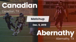 Matchup: Canadian  vs. Abernathy  2019