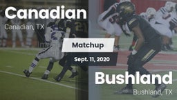 Matchup: Canadian  vs. Bushland  2020