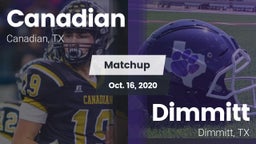 Matchup: Canadian  vs. Dimmitt  2020