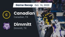 Recap: Canadian  vs. Dimmitt  2020