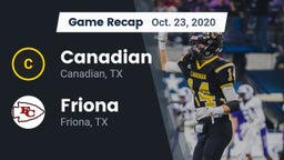 Recap: Canadian  vs. Friona  2020