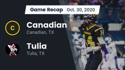 Recap: Canadian  vs. Tulia  2020