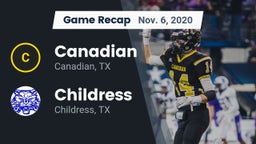 Recap: Canadian  vs. Childress  2020