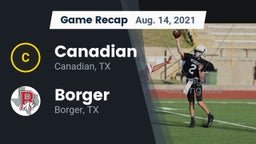 Recap: Canadian  vs. Borger  2021