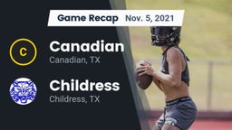 Recap: Canadian  vs. Childress  2021