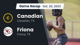 Recap: Canadian  vs. Friona  2023