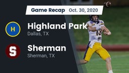 Recap: Highland Park  vs. Sherman  2020