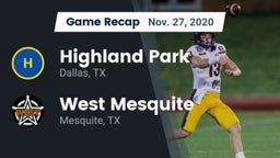 Recap: Highland Park  vs. West Mesquite  2020