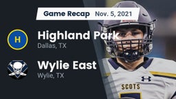 Recap: Highland Park  vs. Wylie East  2021