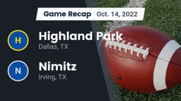 Recap: Highland Park  vs. Nimitz  2022