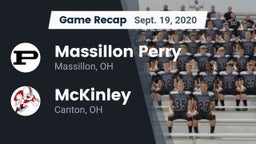 Recap: Massillon Perry  vs. McKinley  2020