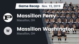 Recap: Massillon Perry  vs. Massillon Washington  2019