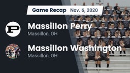 Recap: Massillon Perry  vs. Massillon Washington  2020