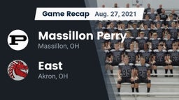 Recap: Massillon Perry  vs. East  2021