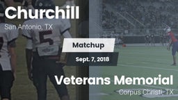 Matchup: Churchill High vs. Veterans Memorial 2018