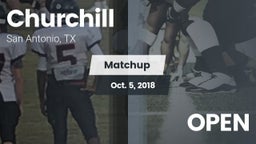 Matchup: Churchill High vs. OPEN 2018